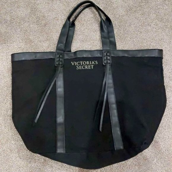 Victoria s Secret Bags Victorias Secret Large Canvas Tote Bag Victoria s Secret Bags Victorias Secret Large Canvas Tote Bag